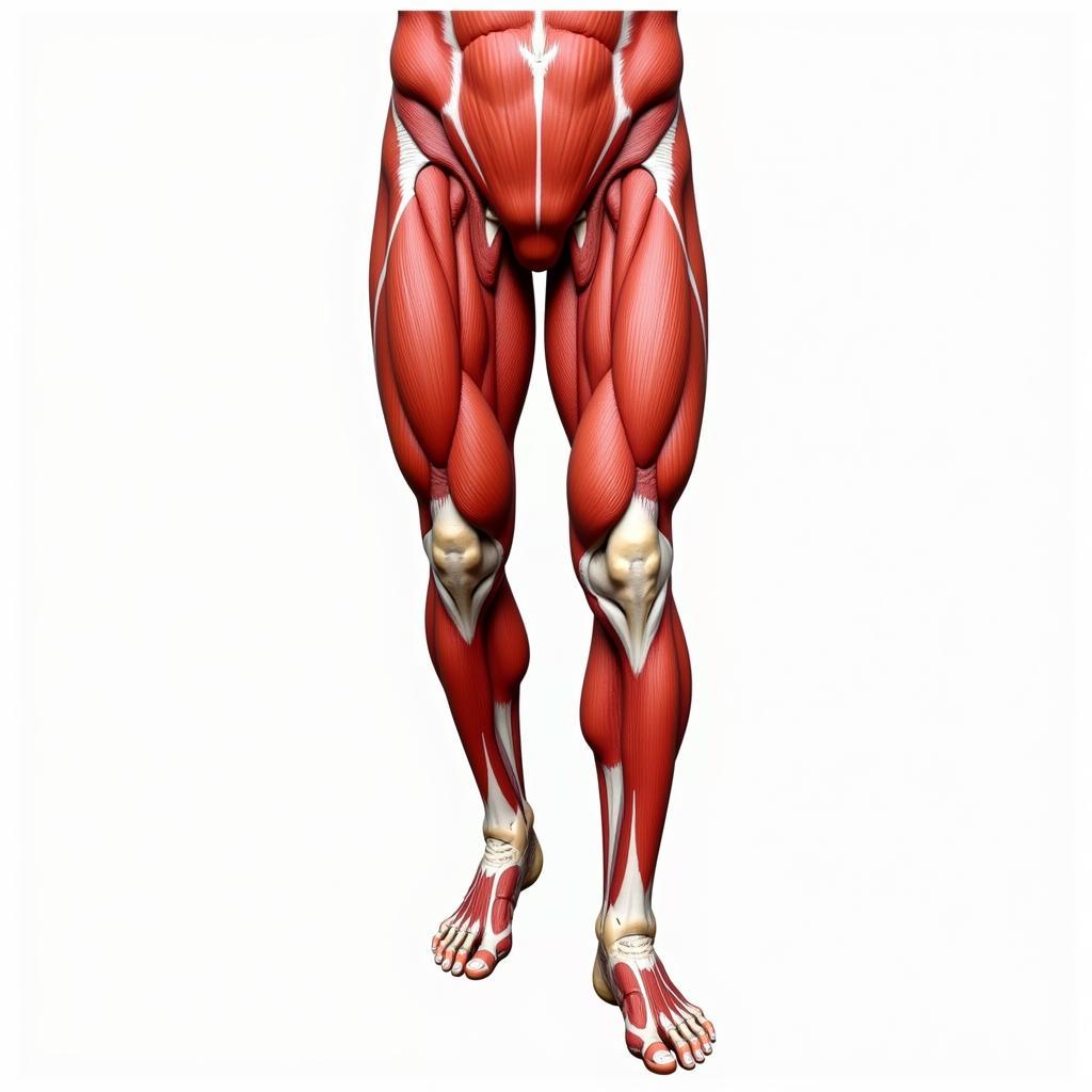 Footballer Thigh Muscles Anatomy