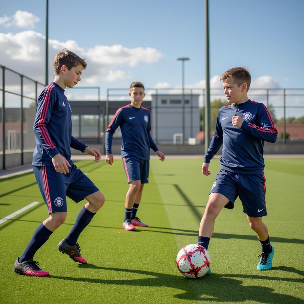 French Youth Football Academy Training