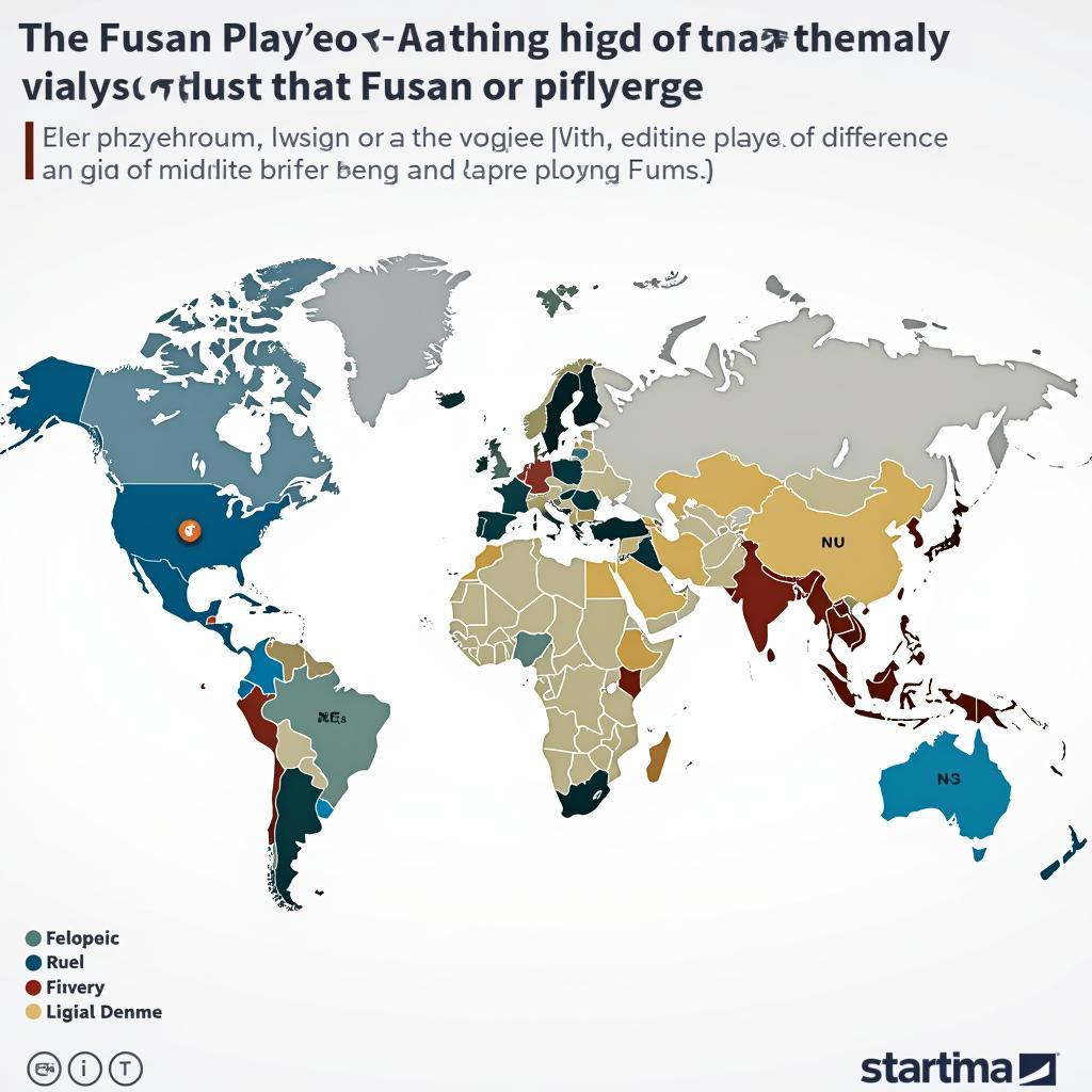 Fusan Player Base Distribution Across Different Regions