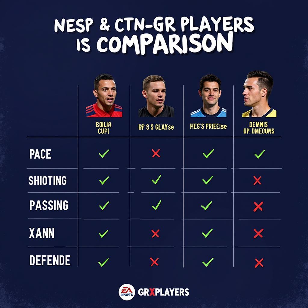 Comparing GR Player Stats