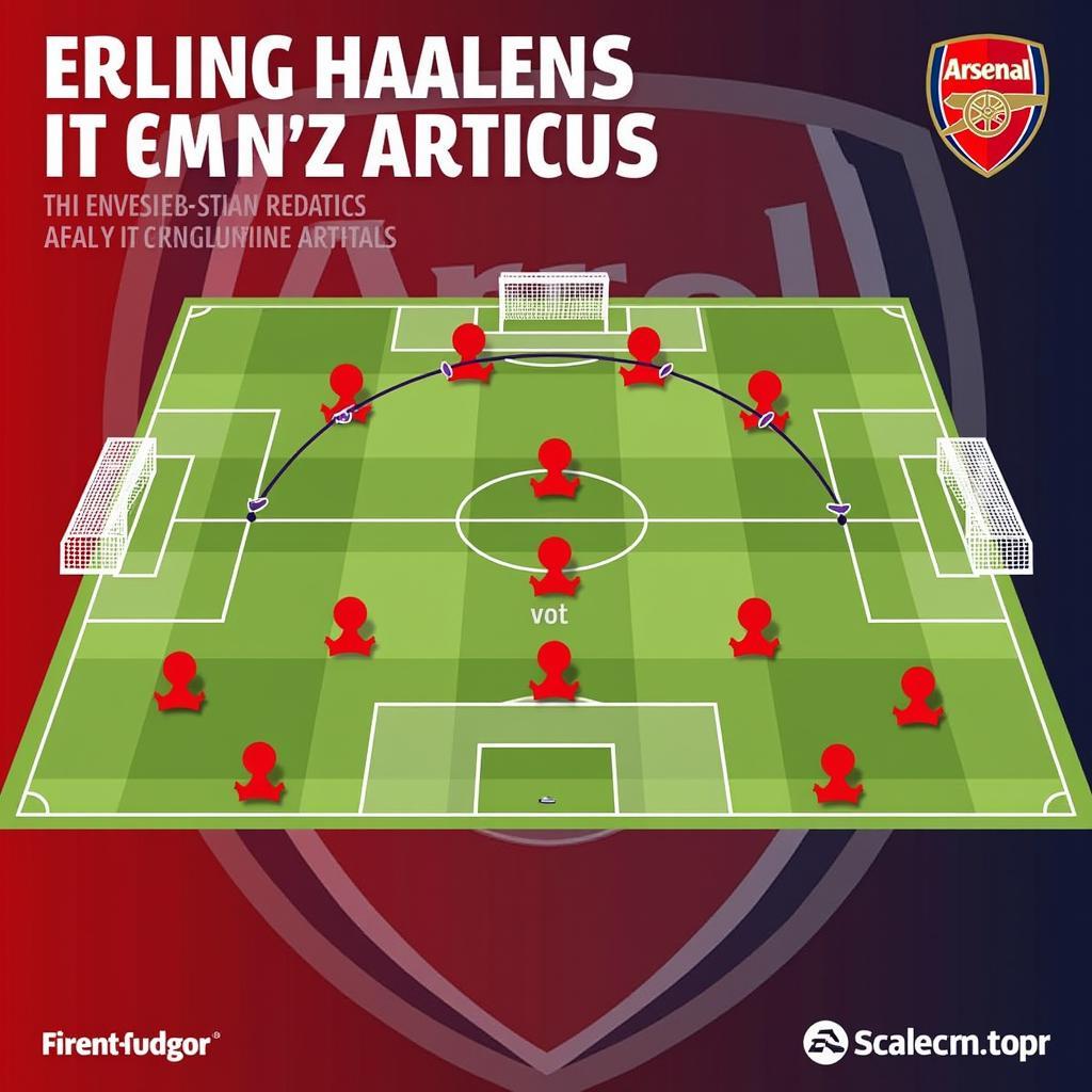 Predicted Arsenal Lineup with Haaland