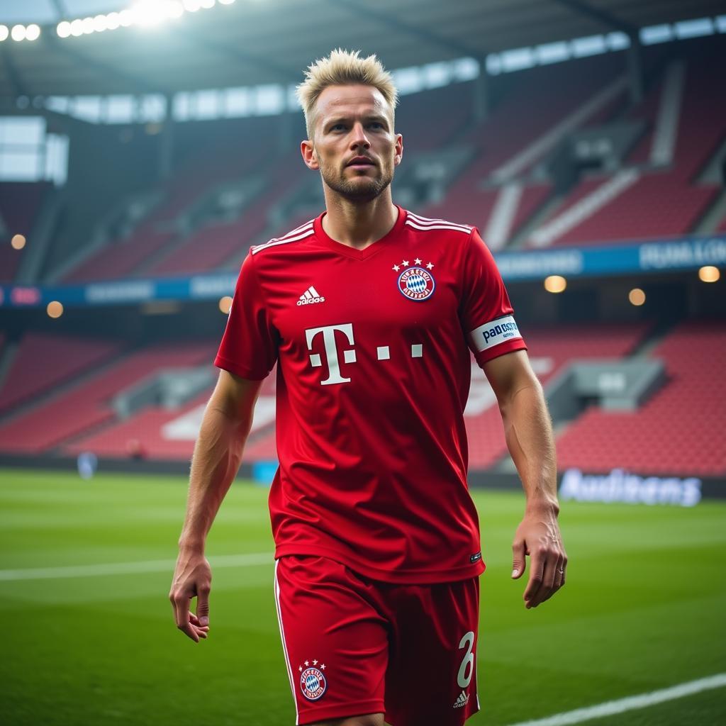 Erling Haaland in a Bayern Munich Jersey Concept