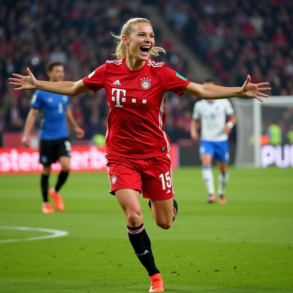 Erling Haaland celebrating a goal with teammates