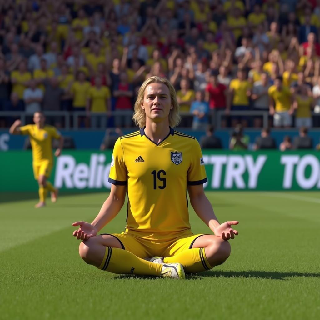 Haaland's Signature Celebration in FIFA 21