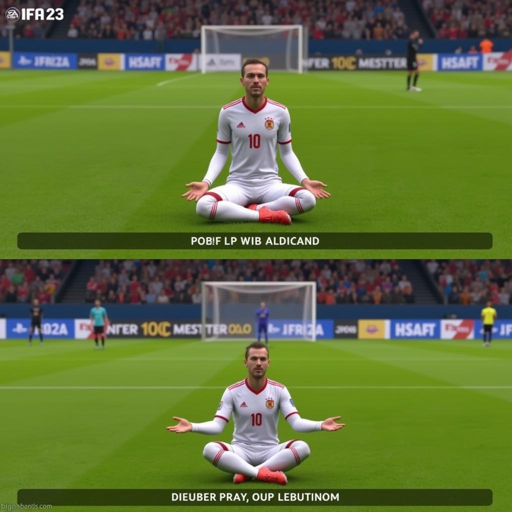 Haaland Meditation Celebration in FIFA 23