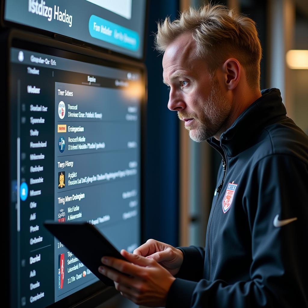 Erling Haaland Checking the Team Fixture List