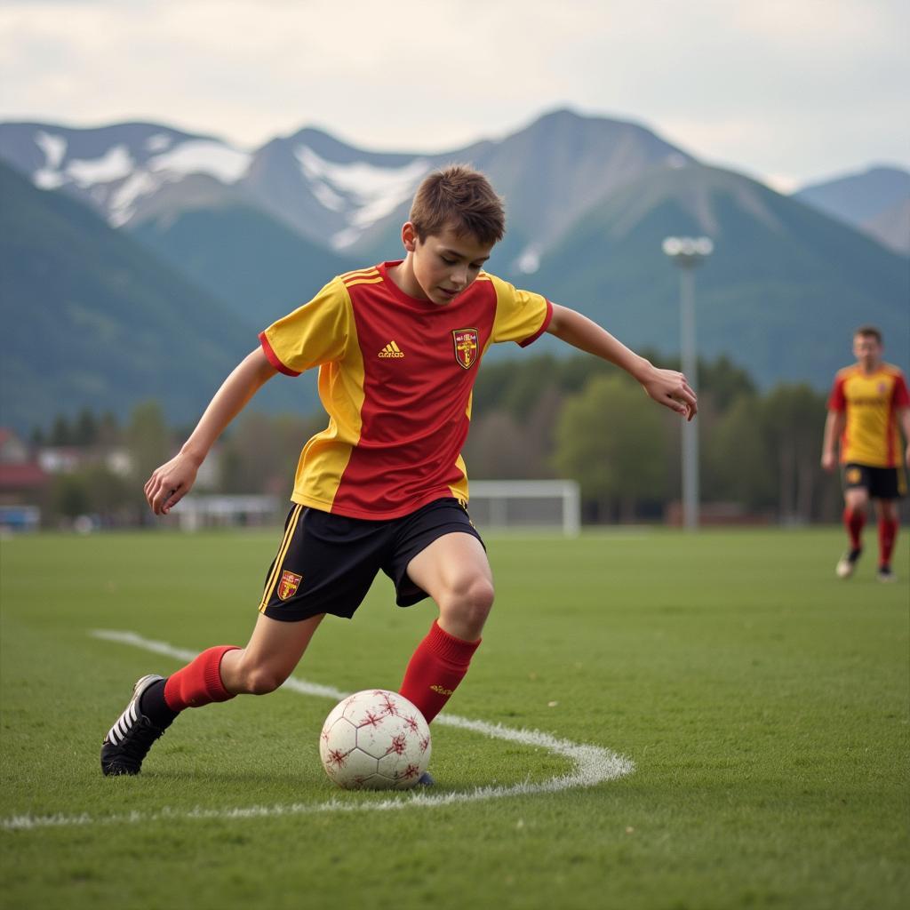 Erling Haaland's early football career