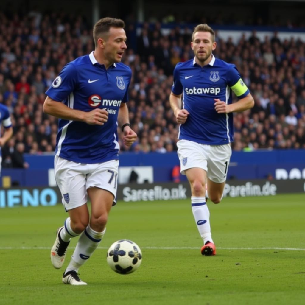 Haaland Exploiting Everton's Defense