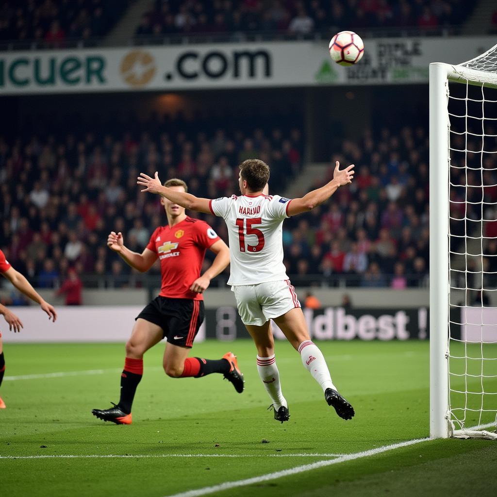 Haaland scores a goal in the FA Cup