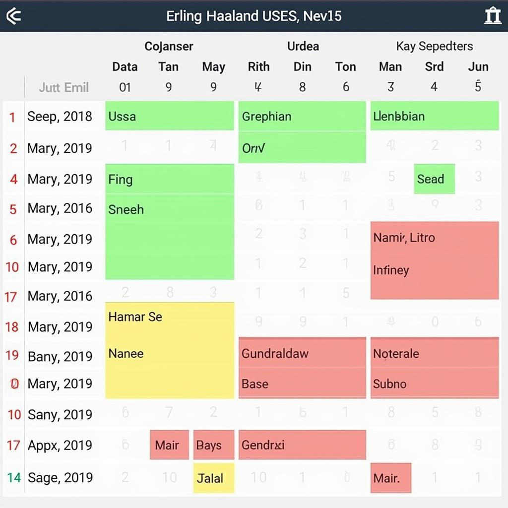 Erling Haaland's FPL fixture difficulty calendar