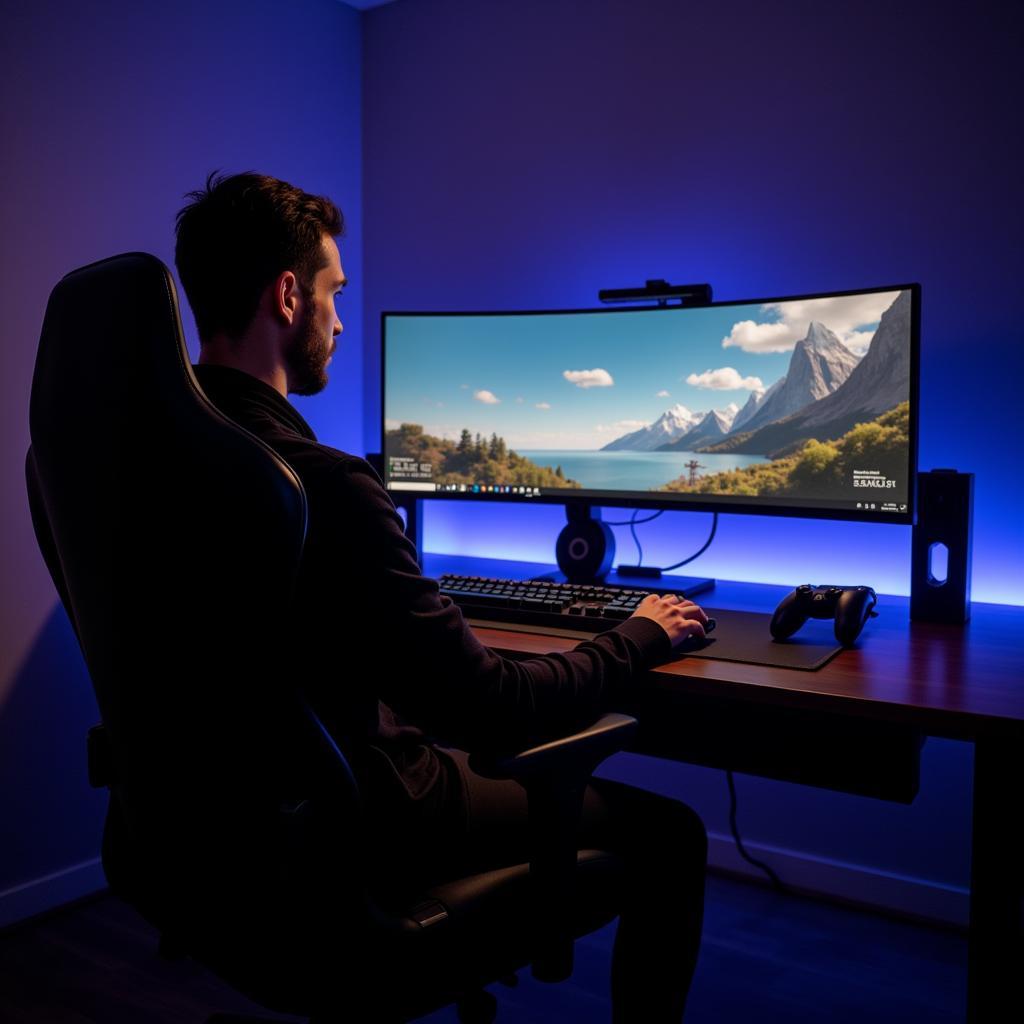 Erling Haaland's Gaming Setup