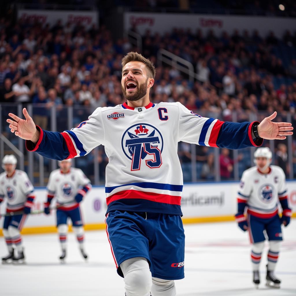 Haaland Celebrating a Goal After Scoring for His Team