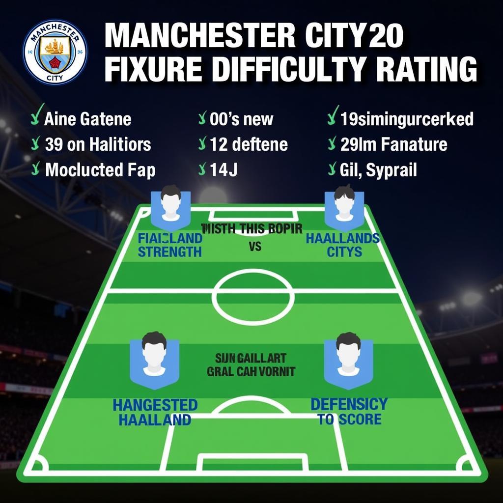 Haaland Gameweek 20 Fixture Difficulty