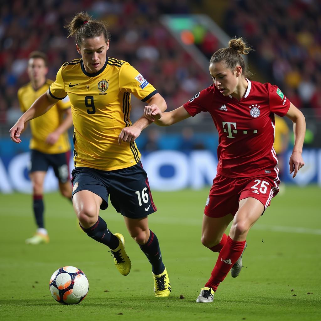 Haaland and Hummels in a heated duel