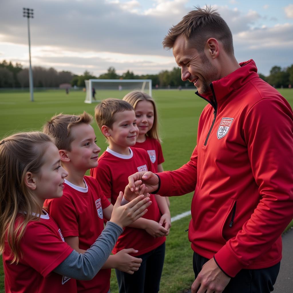 Haaland Inspiring Young Players