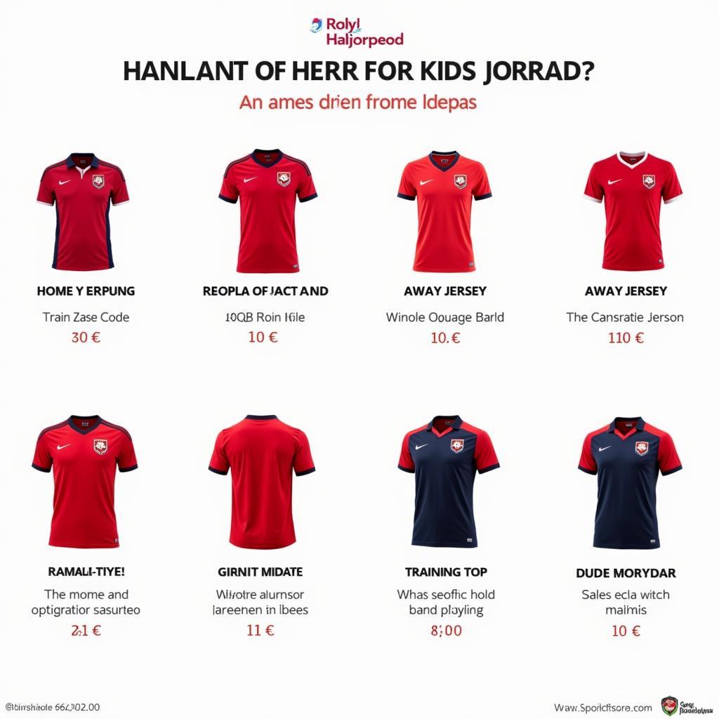 Different Styles of Haaland Jerseys for Kids