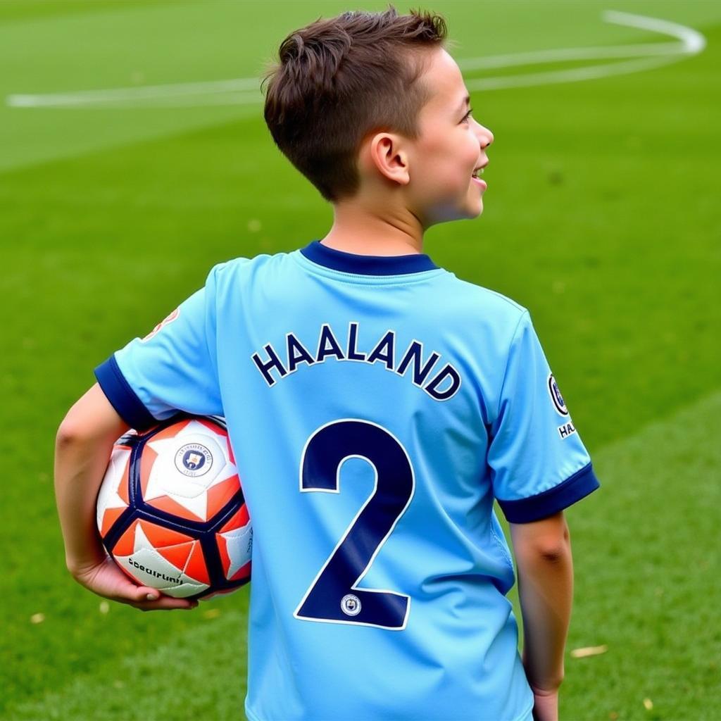 Haaland Kids Football Shirt Manchester City Kit