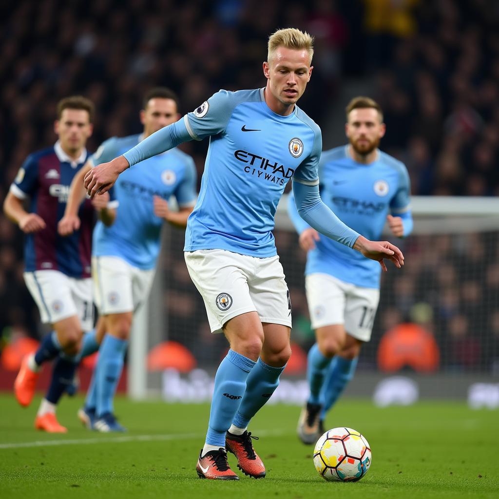 Haaland Makes Man City Debut