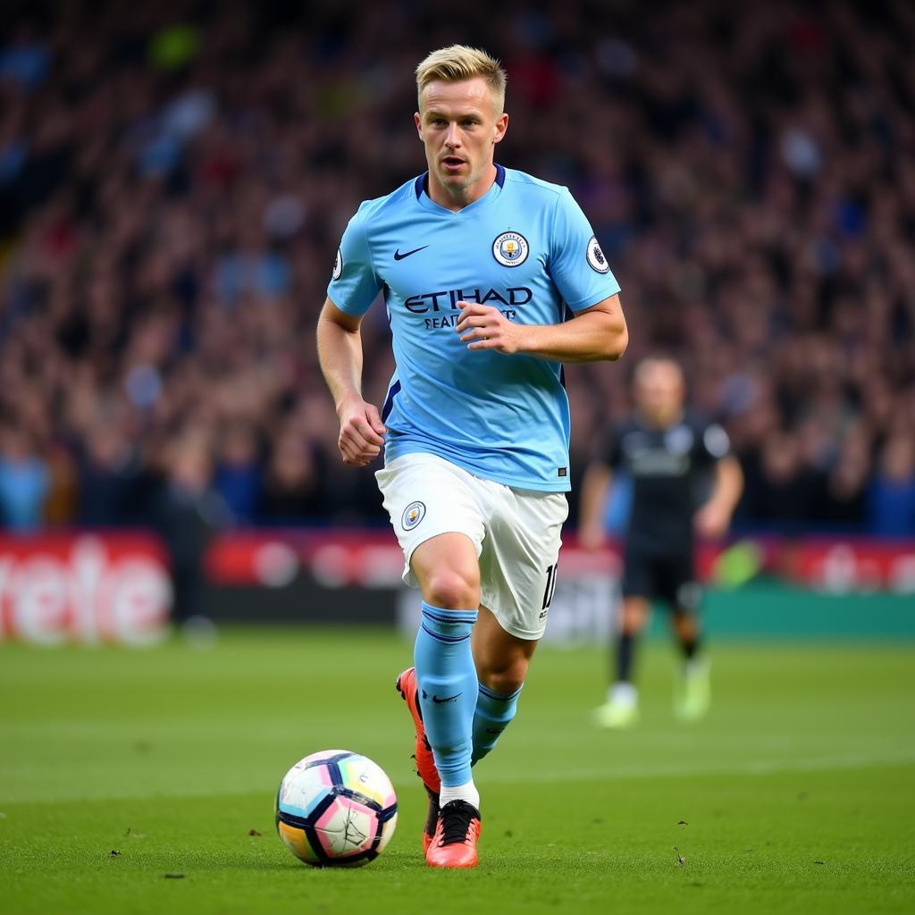 Haaland in his Man City Debut Match