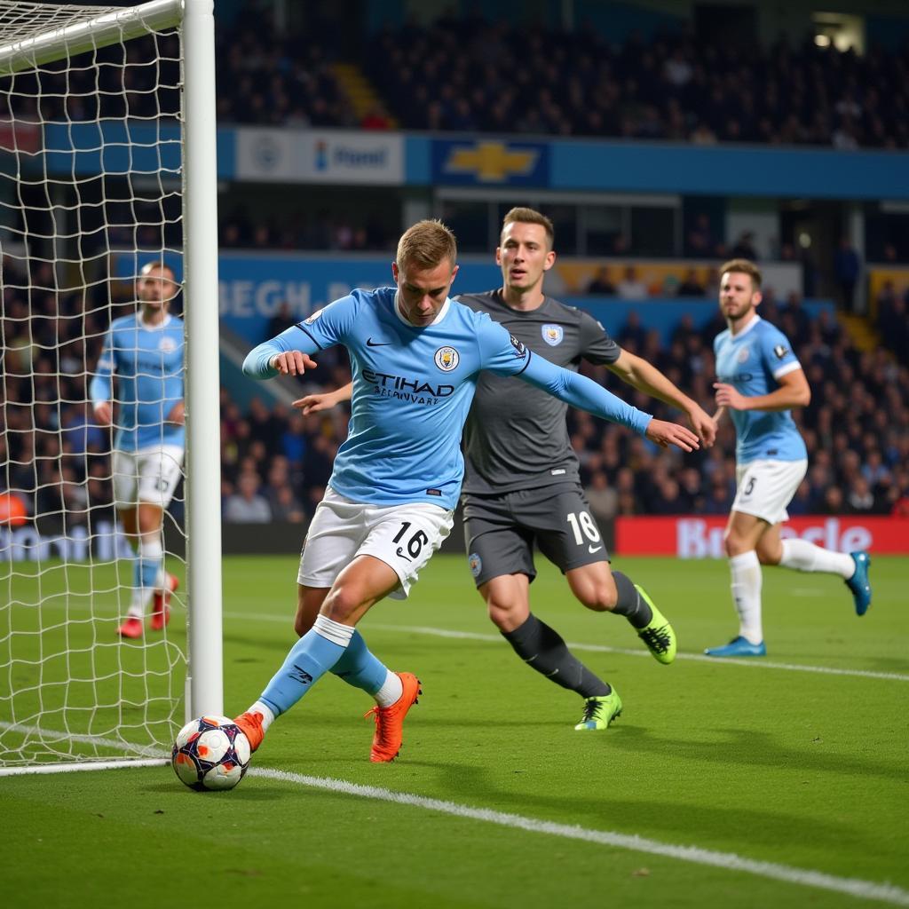 Haaland scores his first goal for Manchester City