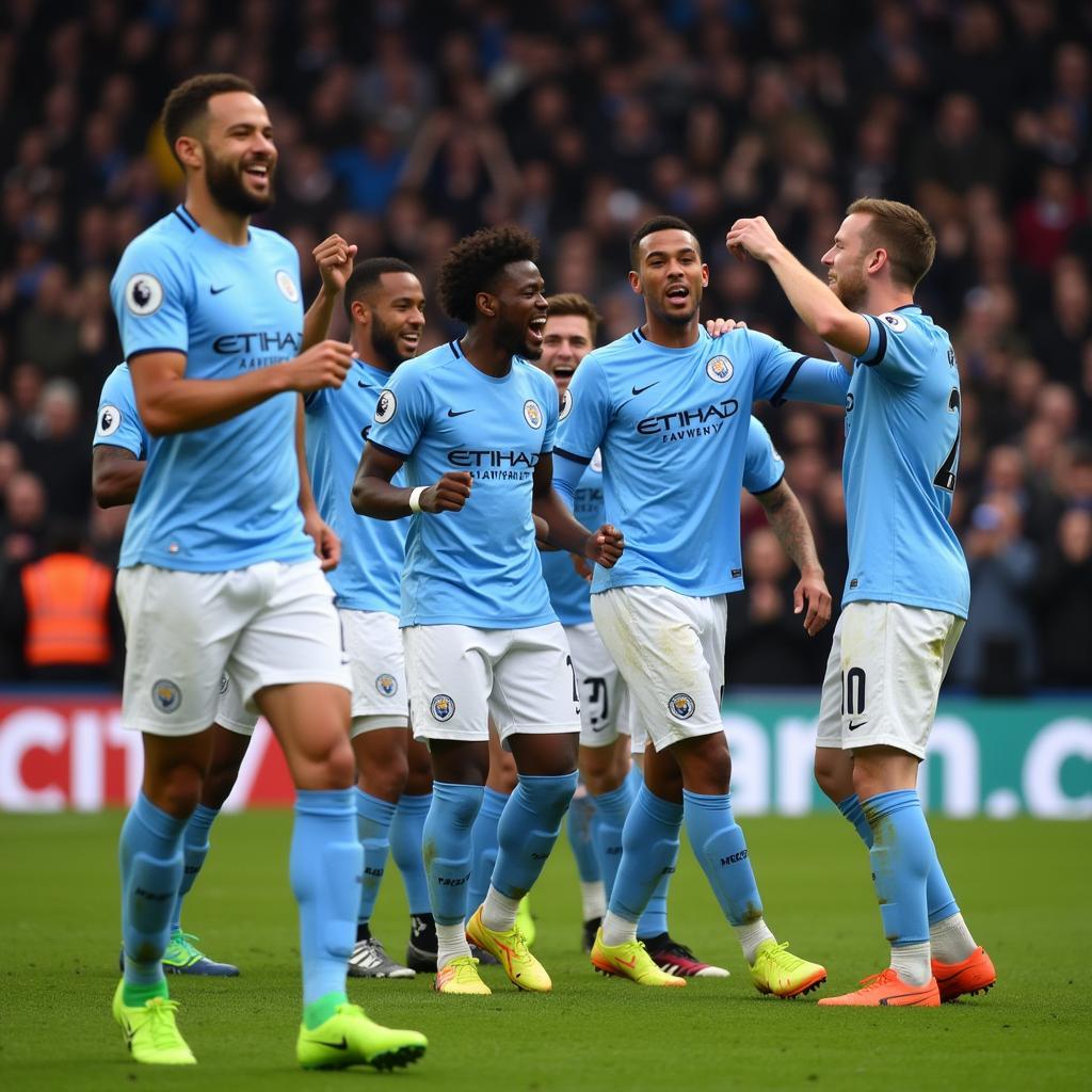 Haaland scores his first goal for Man City