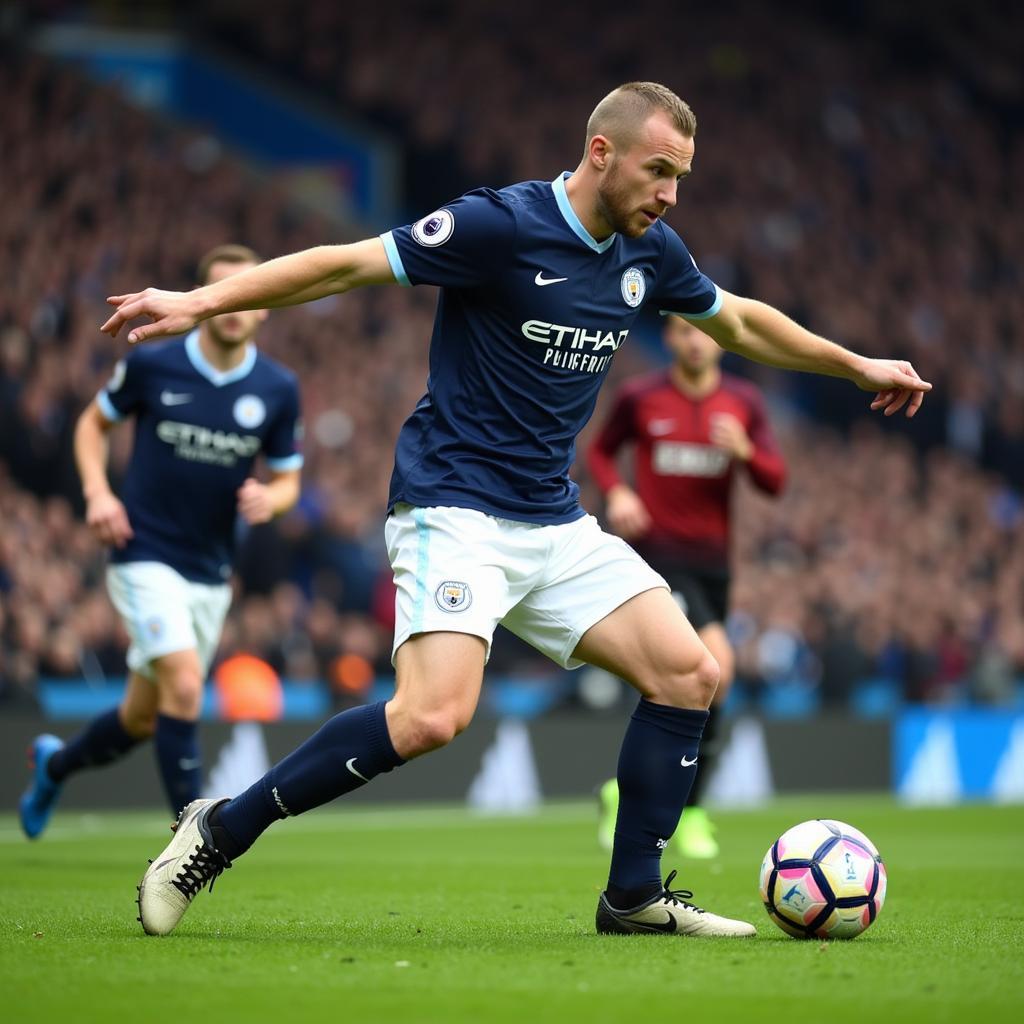 Haaland scores his first goal for Man City