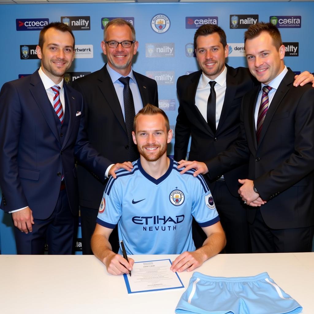 Erling Haaland Officially Signs for Manchester City