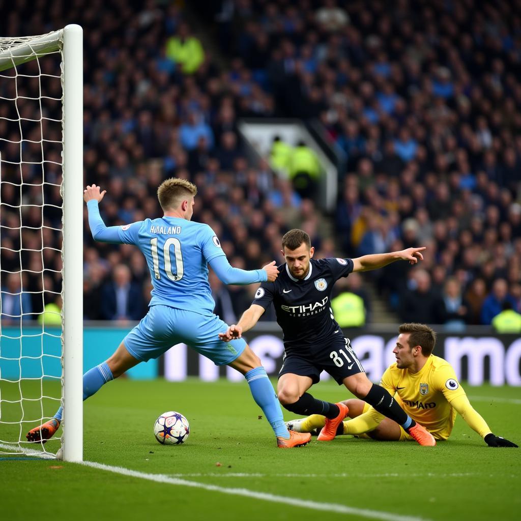 Haaland scores for Manchester City