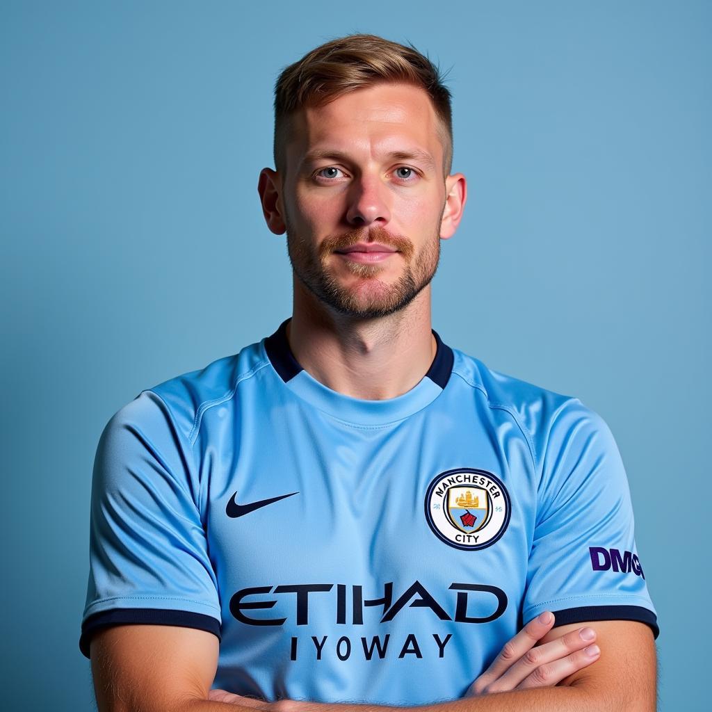 Haaland in Manchester City Kit