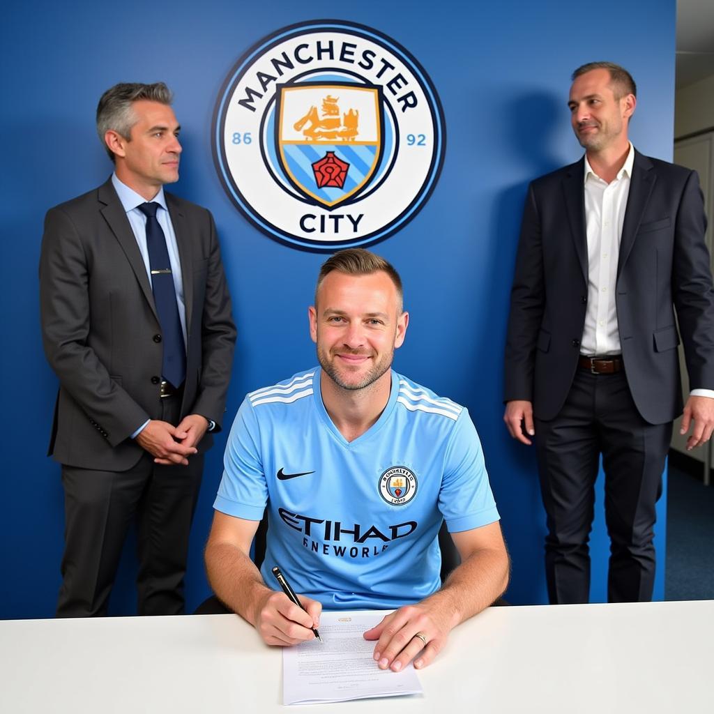 Haaland Manchester City Salary Contract Signing