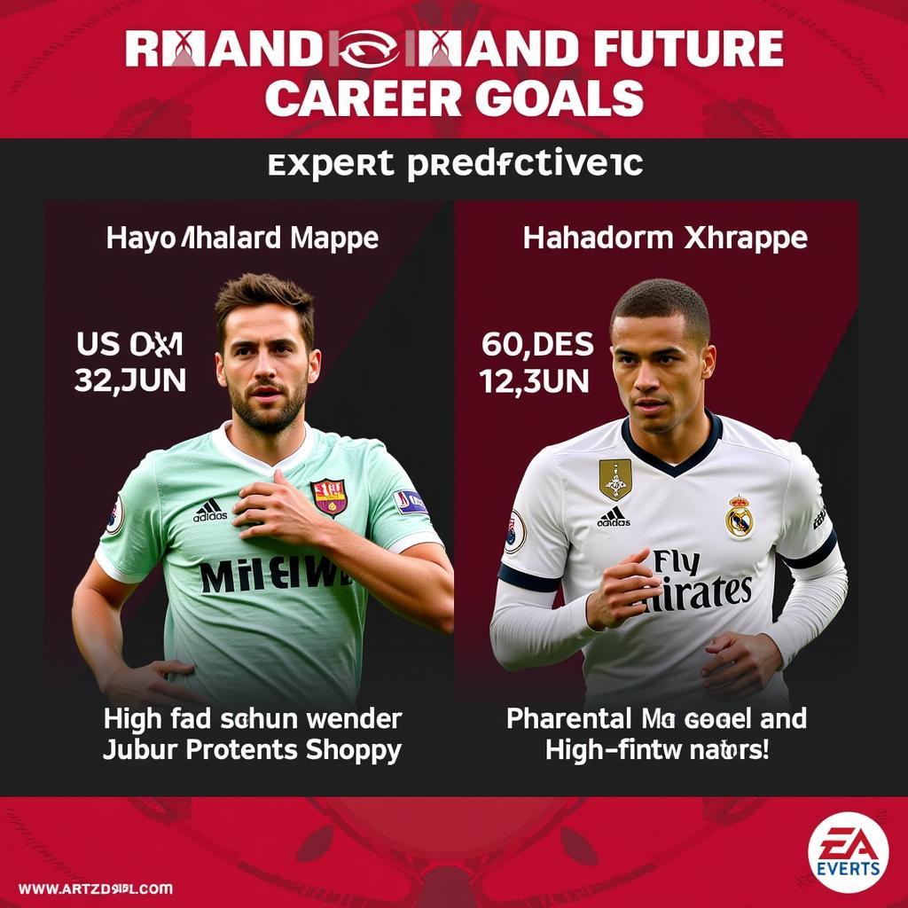 Predictions for Haaland and Mbappe's future career goals