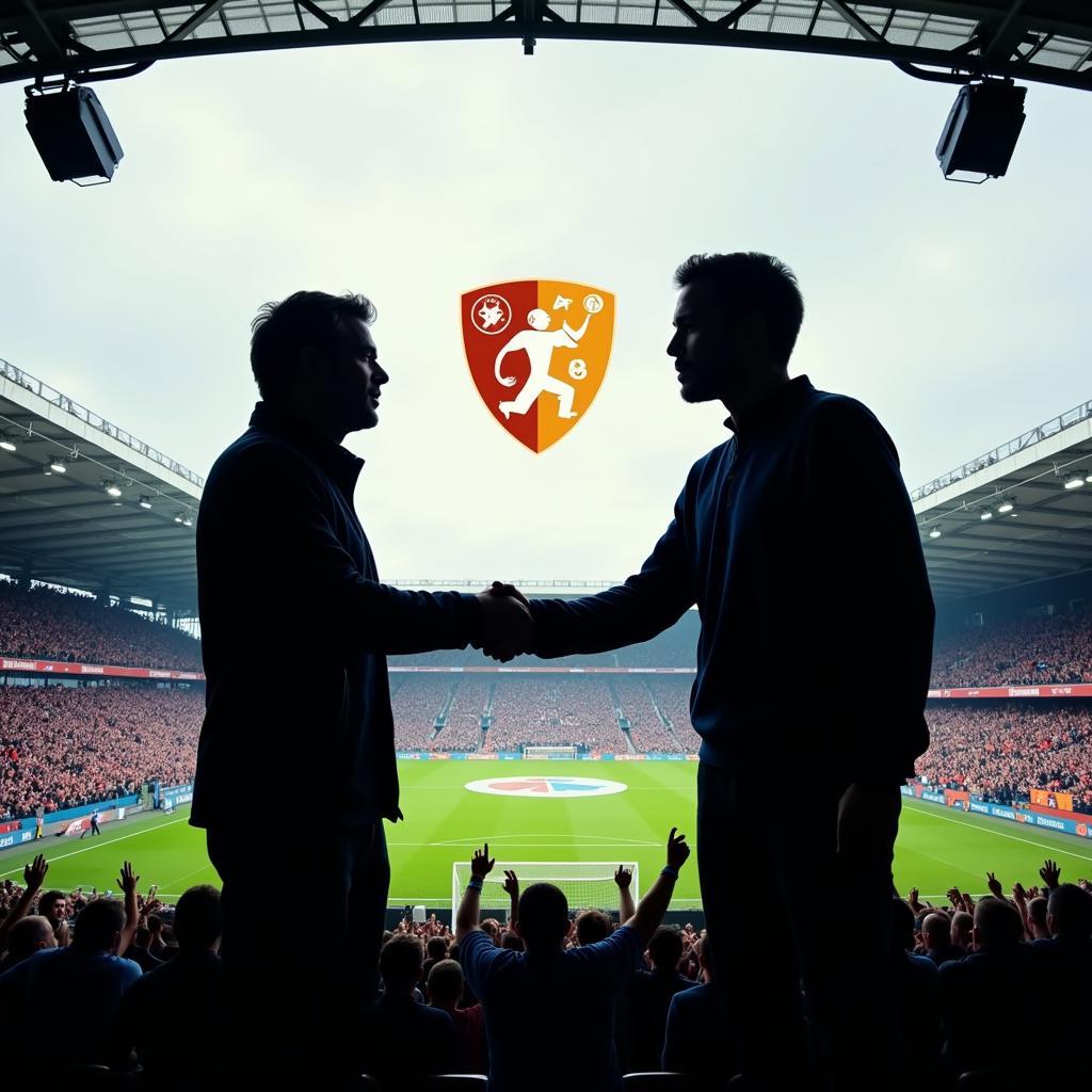 Haaland and Nagelsmann at a hypothetical future club