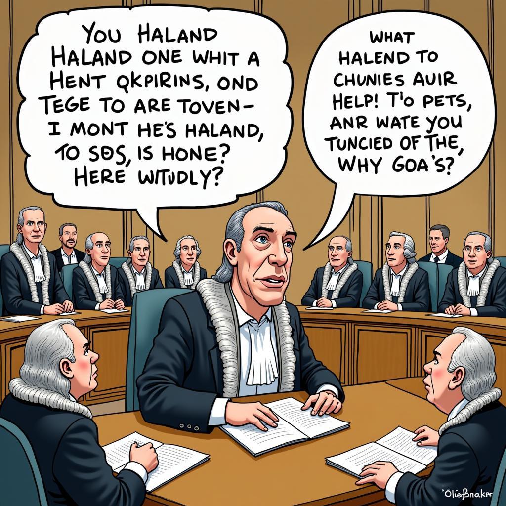 Haaland Parliament Debate Humour