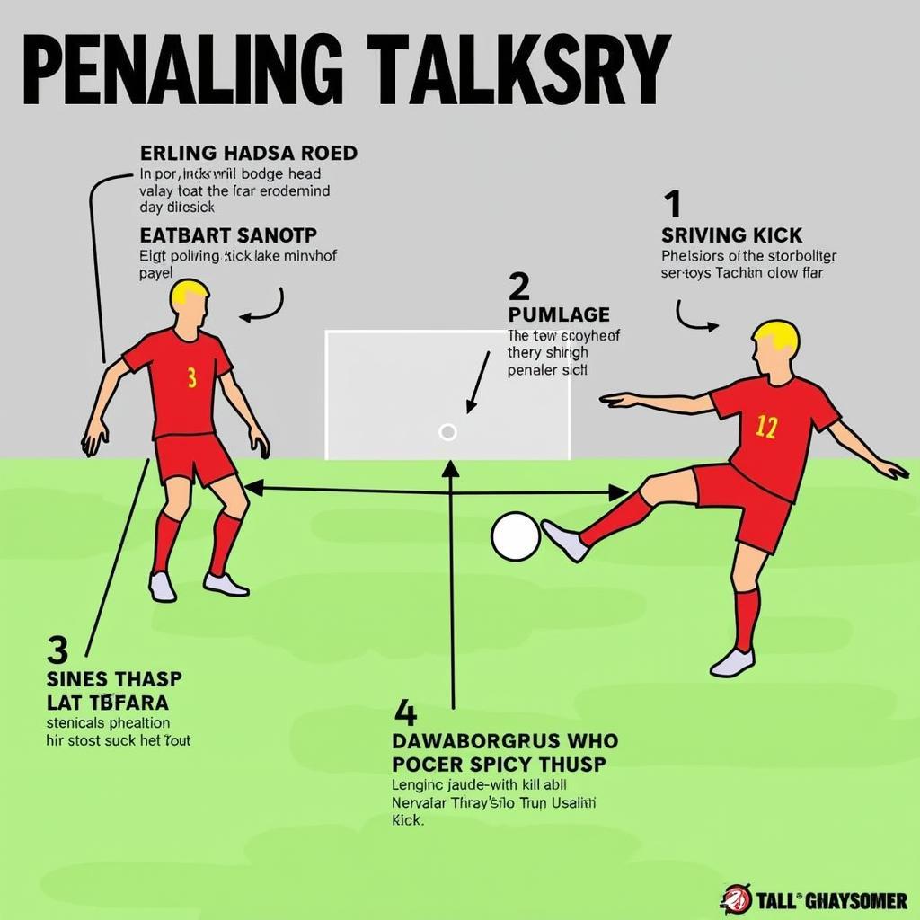 Haaland Penalty Kick Technique