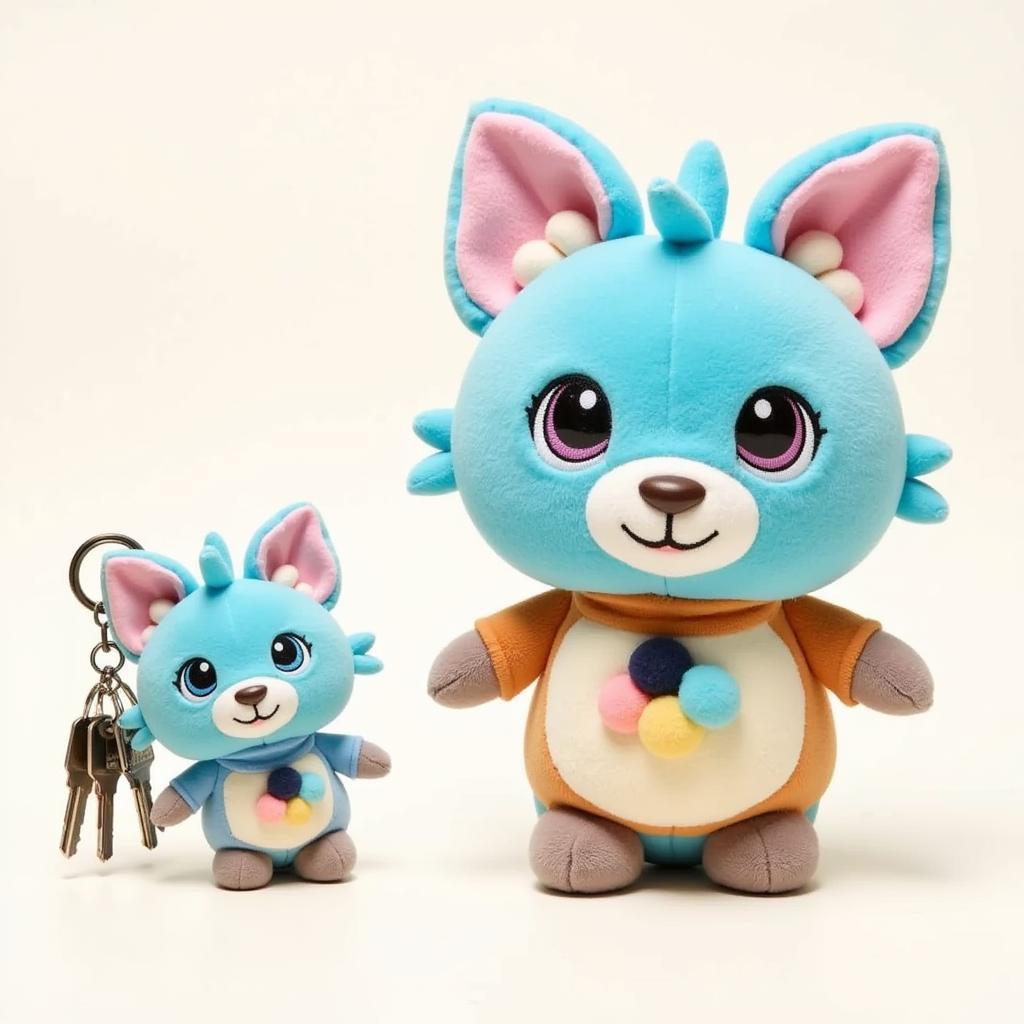 Haaland Plushie Keychain and Large Plush Toy