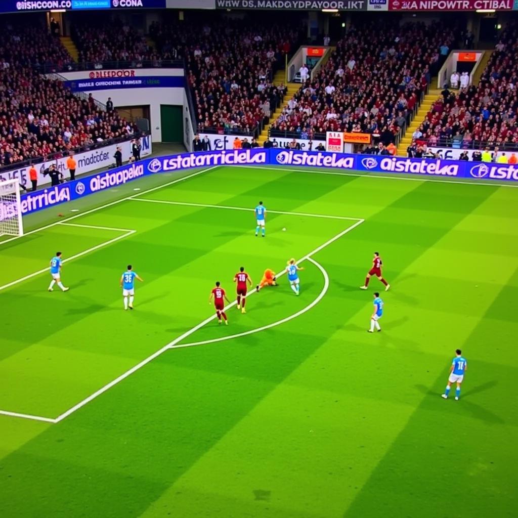 Haaland's Positioning in the West Ham Box