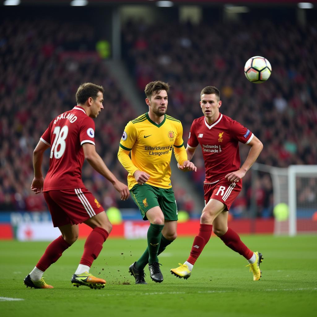 Haaland Positioning Before Goal vs Liverpool