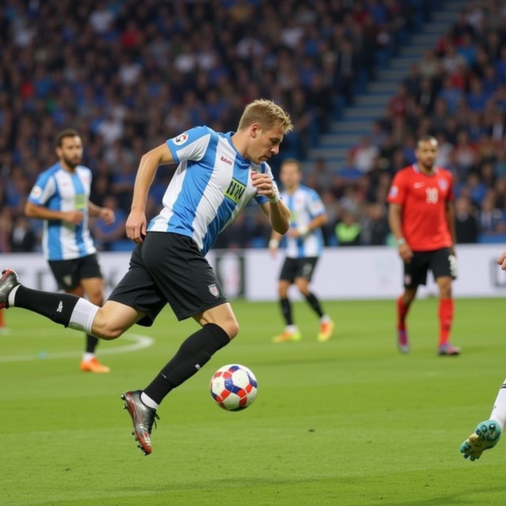 Haaland in a Preseason Match