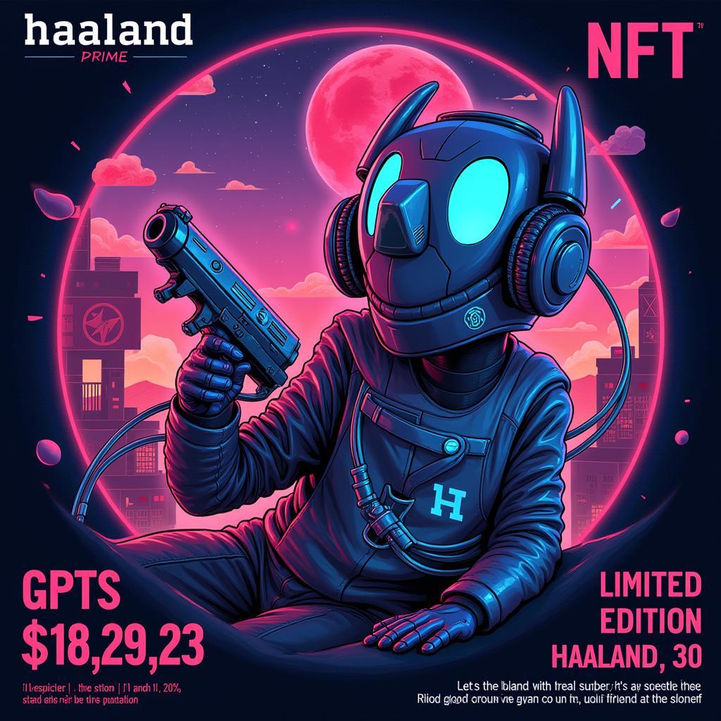 Haaland Prime NFT Digital Artwork