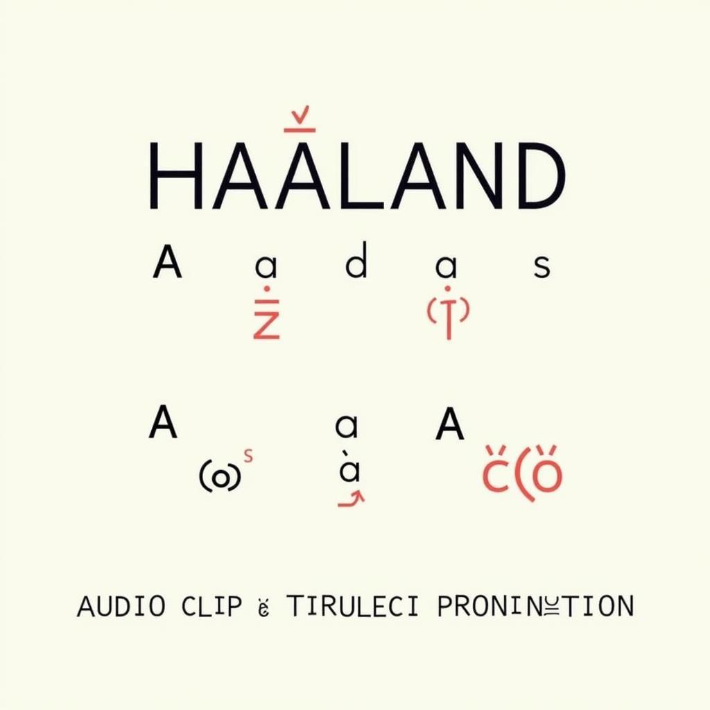 Haaland Pronunciation Guide