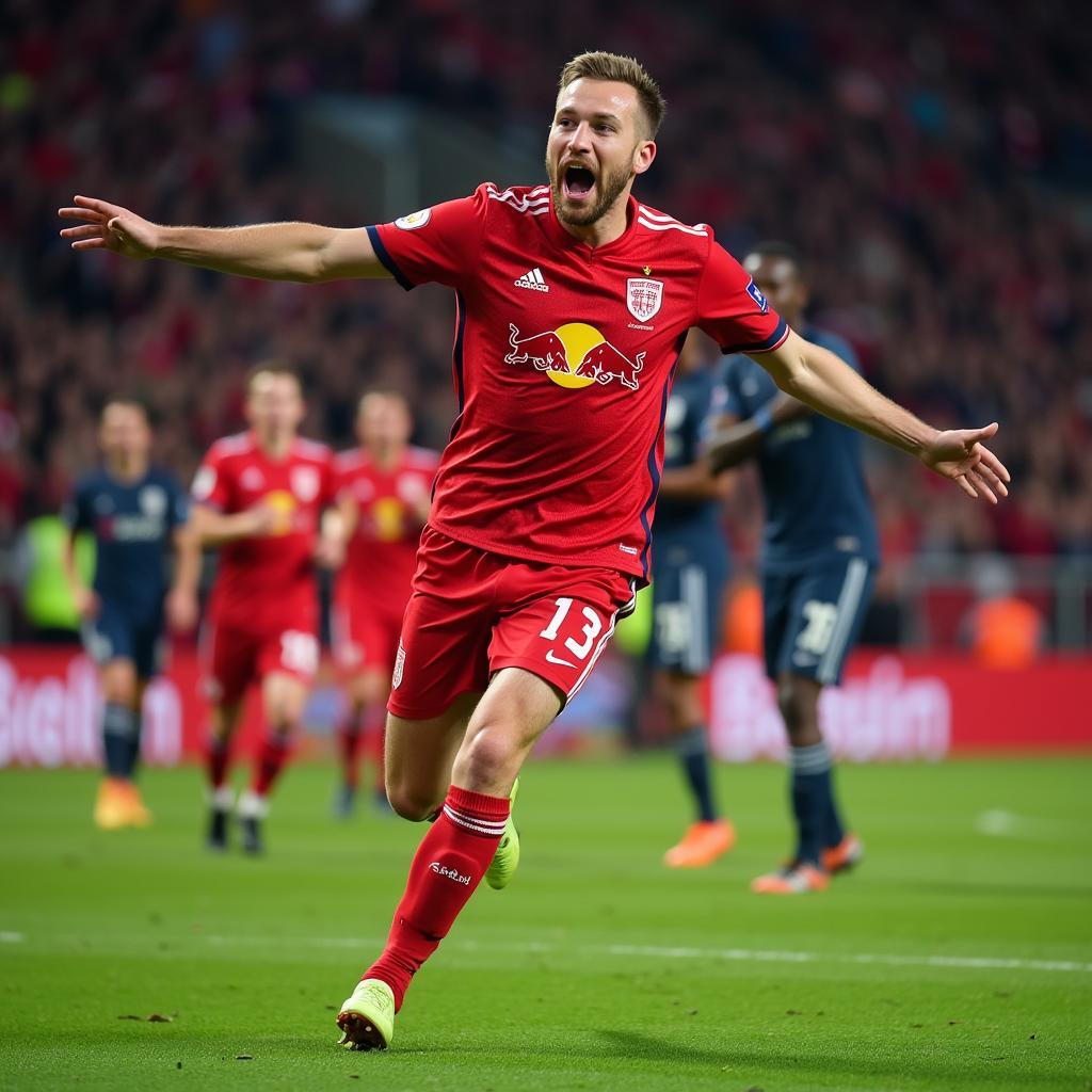 Haaland Dominating the Champions League for Red Bull Salzburg