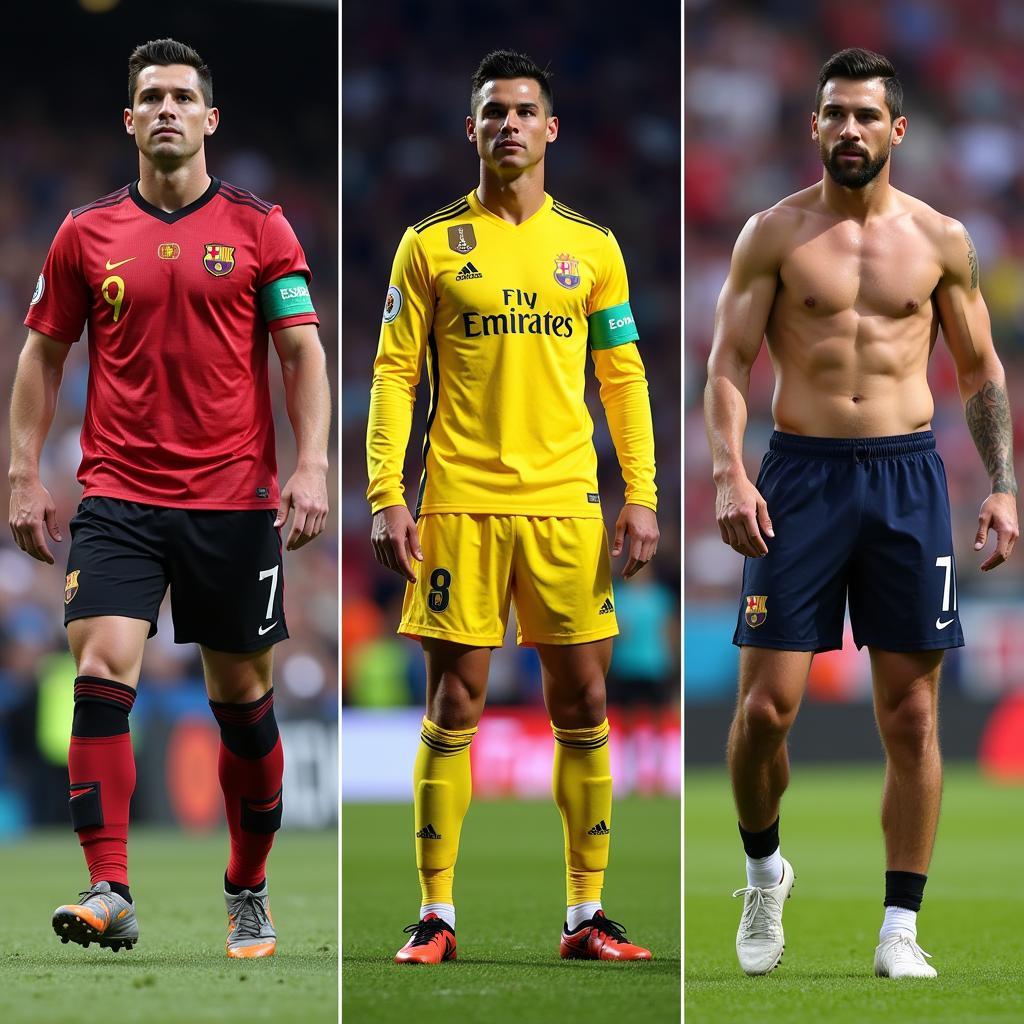 Haaland, Ronaldo, and Messi: Physical Attributes Compared