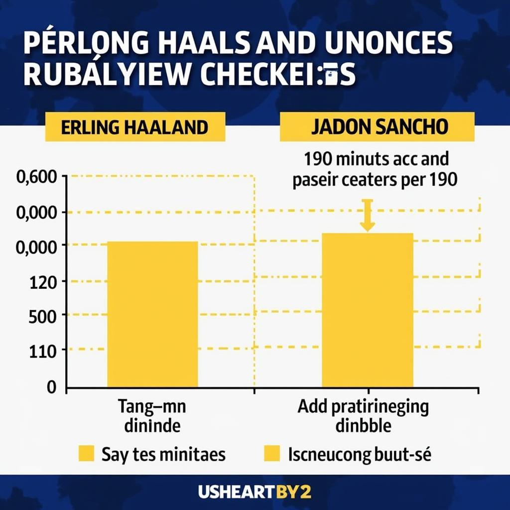 Haaland and Sancho Key Passes and Successful Dribbles