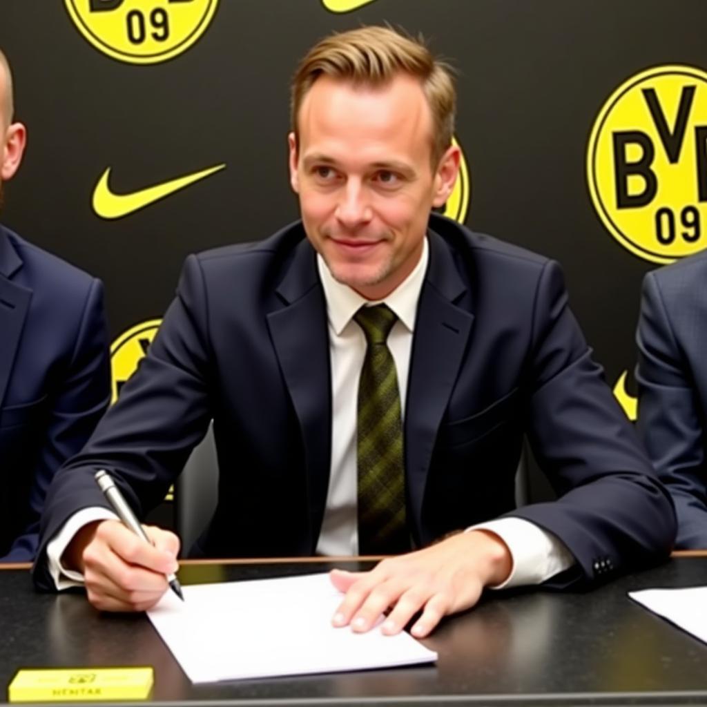 Haaland Signing Contract with Dortmund