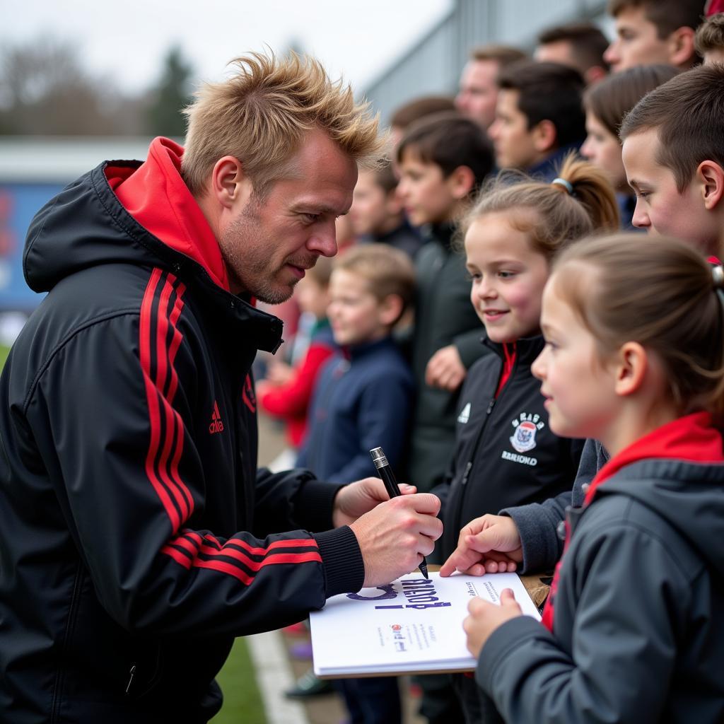 Haaland Inspiring Young Fans