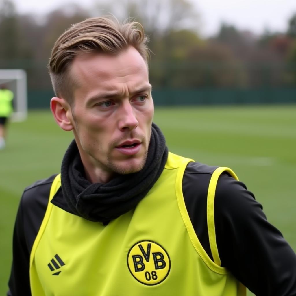 Haaland Training at Borussia Dortmund