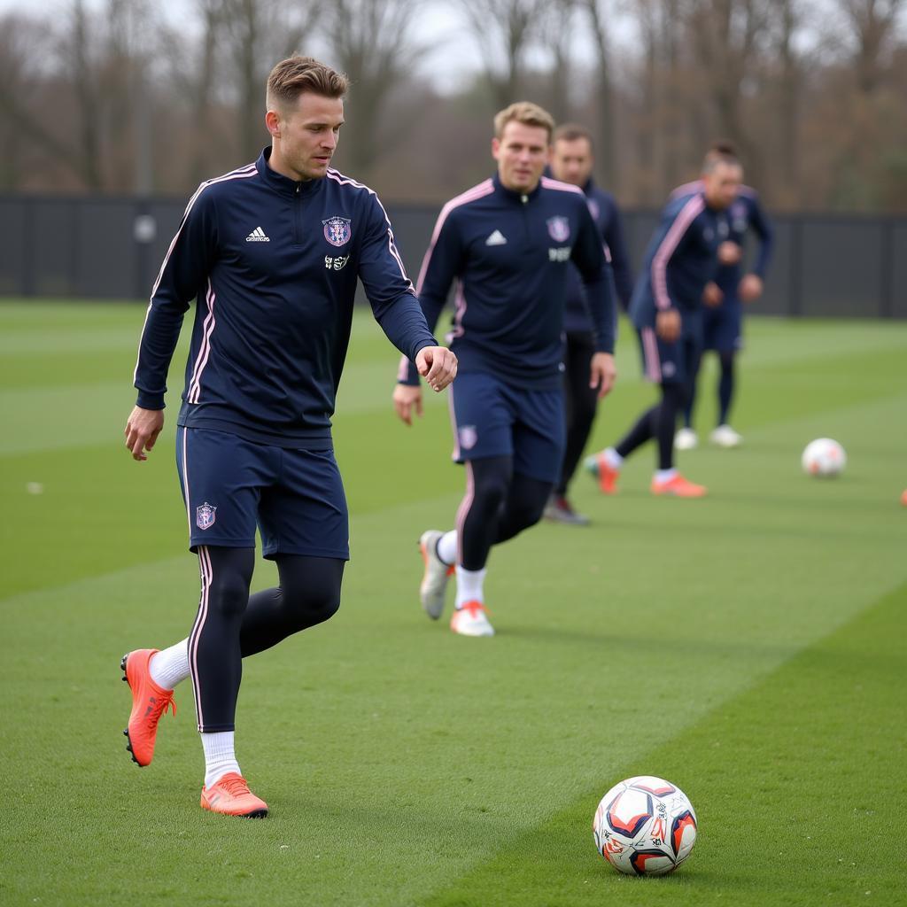 Erling Haaland Training Diligently