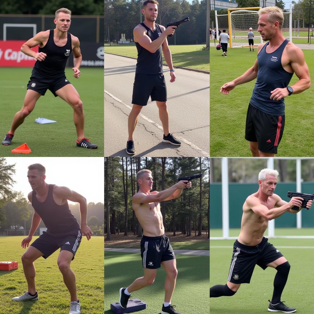 Erling Haaland's intense training sessions