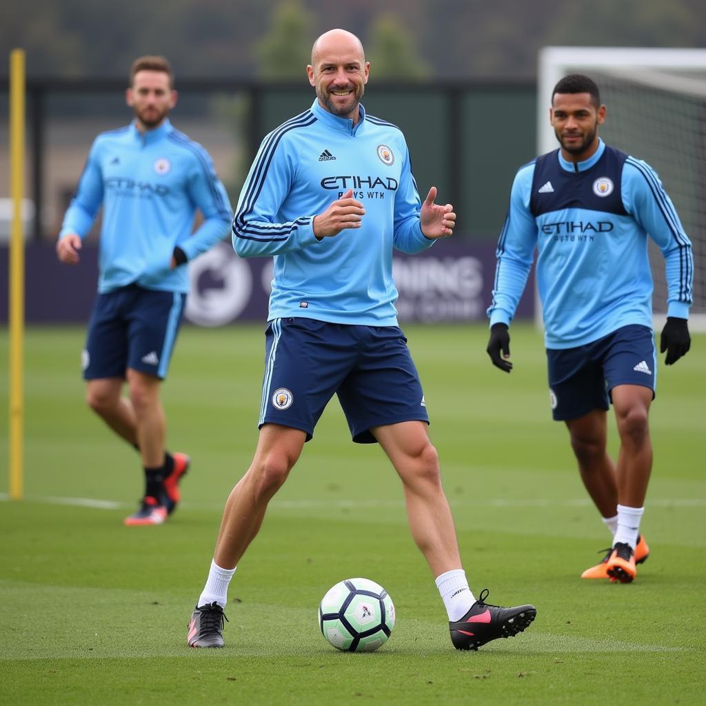 Erling Haaland Training with Manchester City