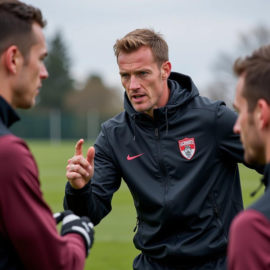 Erling Haaland training with his teammates